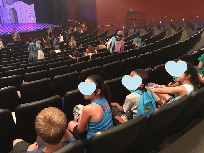 3 ביולי 2018 - ילדי מועדונית נתיב חן בקייטנת קיץ בצפיה במופע חייל הבדיל האמיץ הכרטיסים למופע נתרמו
