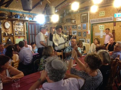 16 ספטמבר 2014 ערב מהנה של מועדוני רוטרי חיפה והוד הכרמל התקיים בשטעטל בכפר חסידים
